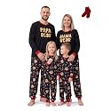 PATPAT Family Christmas Pajamas Matching Sets Gingerbread PJs with Socks