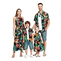PATPAT Family Hawaiian Matching Outfits - Mommy and Me Vacation Outfits