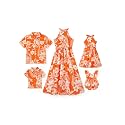 PATPAT Family Hawaiian Matching Outfits - Mommy and Me Vacation Outfits