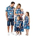 PATPAT Family Hawaiian Matching Outfits - Mommy and Me Vacation Outfits