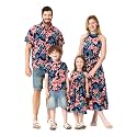 PATPAT Family Hawaiian Matching Outfits - Mommy and Me Vacation Outfits