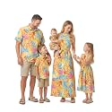 PATPAT Family Hawaiian Matching Outfits - Mommy and Me Vacation Outfits