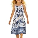 PATPAT Family Matching Outfits Mommy and Me Dresses Hawaiian Tropical Vacation Beach Spaghetti Strap Dress and Shirt
