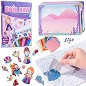 PATPAT Foil Art Kit for Kids Ages 4-8, Peel-and-Stick 3D Craft Set