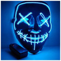 PATPAT LED Light Up Halloween Mask with Flashing Modes for Costume Party Cosplay Party Mask