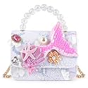 PATPAT® Mermaid Sling Bag for Girls Kids Age 3-8, 14x5x11cm