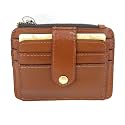 Patricia Nash Leather Cassis ID Card Case Wallet, Tan