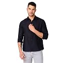 Patrinus Pure Linen Mandarin Collar Full Sleeve