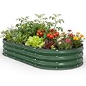 Pattiumo Galvanized Raised Garden Bed 6x3x1 FT