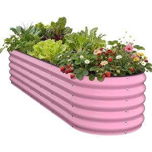 Pattiumo Galvanized Raised Garden Bed 8x2x1.5 FT