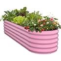Pattiumo Galvanized Raised Garden Bed 8x2x1.5 FT