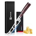 PAUDIN Cheese Knife, 5” Serrated Knife for Block Cheese,Sharp Tomato Knives