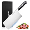 PAUDIN 7" Cleaver Knife, Chinese Chef Knife, German 1.4116 Steel, Gift Box