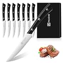 PAUDIN Steak Knife Set of 8, Razor-Sharp Kitchen Knife Set 4.5"