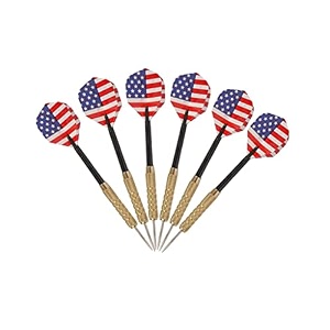 paul accessories professional steel tip darts with pvc shaft aluminium shaft and copper covered shaft 6 pieces pack