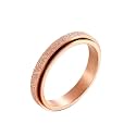 PAURO Women's Men's 2mm/4mm/6mm/8mm Sandblast Finish Lucky Worry Ring Band