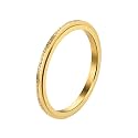 PAURO Women's Men's 2mm/4mm/6mm/8mm Sandblast Finish Lucky Worry Ring Band
