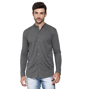 Pause Mens Solid Regular Fit T-Shirt