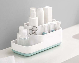 pavityaksh 5 compartment kitchen and bathroom sink caddy organizer bathtub caddy