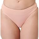 pavvoin Women39s Plain Cotton Blend Thong mid