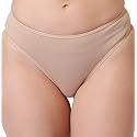 pavvoin Women39s Plain Cotton Blend Thong mid