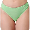 pavvoin Women39s Plain Cotton Blend Thong mid