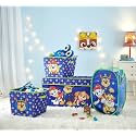 Paw Patrol 4-Piece Kids Storage Set with Pop-Up Hamper, Collapsible Toy Trunk &amp; 2 Nestable Bins, Bedroom &amp; Playroom Organizer
