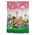 Paw Patrol Girl Skye 13-Piece Shower Curtain Set, 72 x 72 Inch Fabric Curtain with Hooks, Bathroom Decor, Machine Washable, (100% Officially Licensed Product) by Franco Collectibles