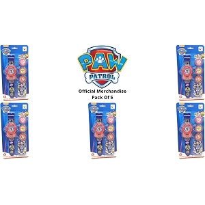 paw patrol return gift flying disc watch pack of 5