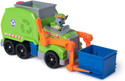 PAW PATROL Rocky Deluxe Vehicle, Crush N Roll Recycling Truck with Collectible Rocky Figure