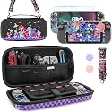 PAWDIARY Mushroom Carrying Case Bundle for Ninetendo Switch 2, Accessories with Portable Carrying Travel Case , Cute Switch 2 Cover Skin, HD Screen Protector, Adjustable Shoulder Strap & 2 Thumb Caps