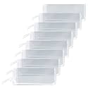 Pawfly 8 Pack Aquarium Filter Media Bags with Drawstring 150 Micron Aquarium Mesh Bag for Fine Resins, Activated Carbon, Bio Filter Balls, Ceramic Rings (8.5" x 3.2")
