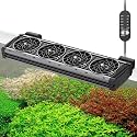 Pawfly Aquarium Chiller Fan, Fish Tank Cooling Fans with 5 Speed Modes & Timer, Terrarium Fan Water Chiller for Freshwater and Saltwater Tanks