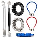 Pawfly Bike Spoke Wrench Tool Kit with Tire Levers, Rim Truing Repair Set