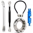 Pawfly Bike Spoke Wrench Tool Kit with Tire Levers, Rim Truing Repair Set