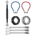 Pawfly Bike Spoke Wrench Tool Kit with Tire Levers, Rim Truing Repair Set