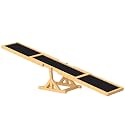 PawHut Wooden Dog Agility Seesaw for Exercise 71" L x 12" W x 12" H Yellow