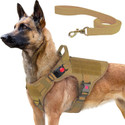 Pawxie No Pull Tactical Dog Harness Adjustable