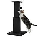 PAWZ Road Large Cat Scratching Post 32" Tall Black Cat Scratcher