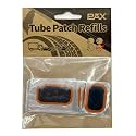 PAX 12 Pcs Inner Tube Patch Refills, 4 Pcs X 24x41mm/ 24x35mm/ 34x52mm. Puncture Flat Tire Repair Patch Kit for Bicycle, Motorcycle, Scooter, BMX, ATVs, River Floating, Inflatable Rubber