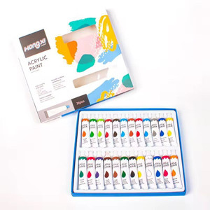 pazenote Acrylic Color Aluminum Tube 12ml 24