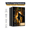 pazenote Spiral Notebook A4 Notebook UNRULEDPLAIN 200