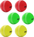 PB08 WINNING EVERYDAY Synthetic Cricket Wind Balls Pack of 3 Pcs, (110g) County Club Wind Balls Cricket Synthetic Ball (Pack of 6, Multicolor)