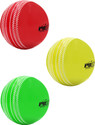 PB08 WINNING EVERYDAY Synthetic Cricket Wind Balls Pack of 3 Pcs, (110g) County Club Wind Balls Cricket Synthetic Ball (Pack of 3, Multicolor)