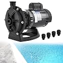 PB4-60 Pool Booster Pump 3/4 HP 115V/230V Dual Voltage 1600GPM Flow Fit for Polaris 180 280 380 480 3900 Kreepy Krauly＆Letro Legend Pressure Pool Cleaners