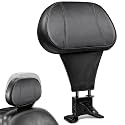 PBYMT Driver Backrest, Adjustable Backrest Plug-in Motorcycle Back Rest Fit for Harley Davidson Touring Road Glide Street Glide Road King Electra Glide 1997-2024 (Black)