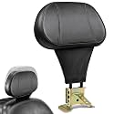 PBYMT Driver Backrest, Adjustable Backrest Plug-in Motorcycle Back Rest Fit for Harley Davidson Touring Road Glide Street Glide Road King Electra Glide 1997-2024 (Color Zinc)