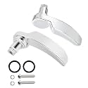 PBYMT Saddle Bag Latches Kit Saddlebag Lid Lifters Handle Lever Fit for Harley Touring Road King Street Glide Electra Glide Ultra Limited 2014-2024（Chrome）