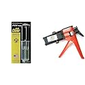 PC-Bundle Includes (2) PC-Clear Epoxy Adhesive Liquid, 1oz Double Syringe, Clear &amp; (1) PC Products Epoxy Adhesive Dispensing Gun, PPM-50 Standard 50ml
