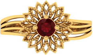 pc chandra jewellers hallmark 14kt yellow gold ring